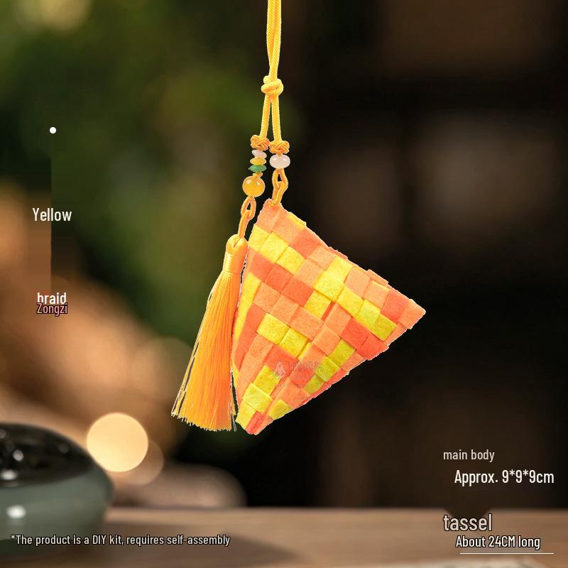Creative Handmade Non-woven Zongzi DIY Kit for Children's Dragon Boat Festival Activities and Decorative Pendant