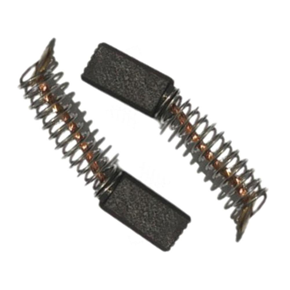 Ersättningskolborstar 2 st 6,2x6,2x11,5 mm för elverktygsmotor med tråd och borstfjädrar för motorstabilitet