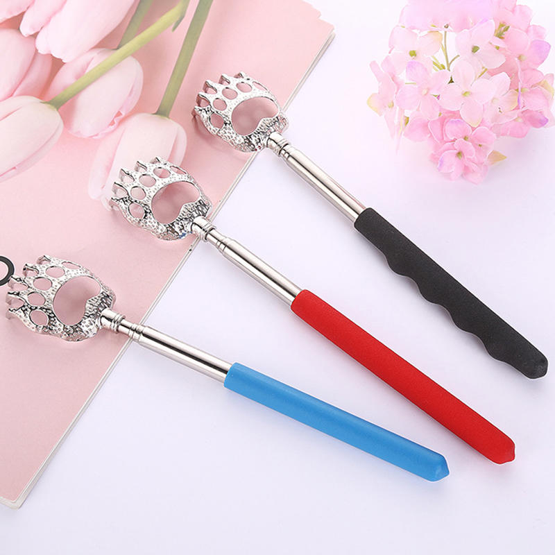1Pc Ghost Hand Stainless Steel Claw Telescopic Creative Retractable Back Itching Device Massager Massage Tool for Relaxing The Back