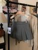 Damen High-Waist Woll Falten Minirock Hose - Herbst 2025 Trendiger Eleganter Stil