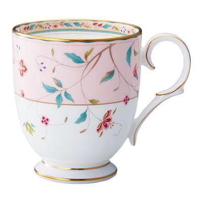 Noritake Mug 320cc Flower Calico Pink Bone China T50755A/4409-5
