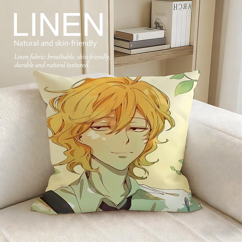 Anime Doukyusei Cushion Cover Pillowcase Set Pcs X X Breathable Washable Sofa Cushion Cover