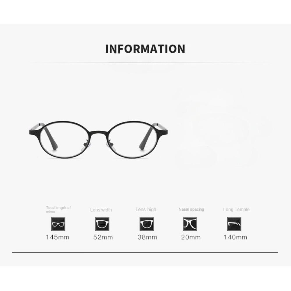 Outdoor Photochromic Myopia Glasses for Men Luxury Designer Metal Oval Frame Color Changing Near Sight Eyeglasses Outdoor Eye Protection Eyewear