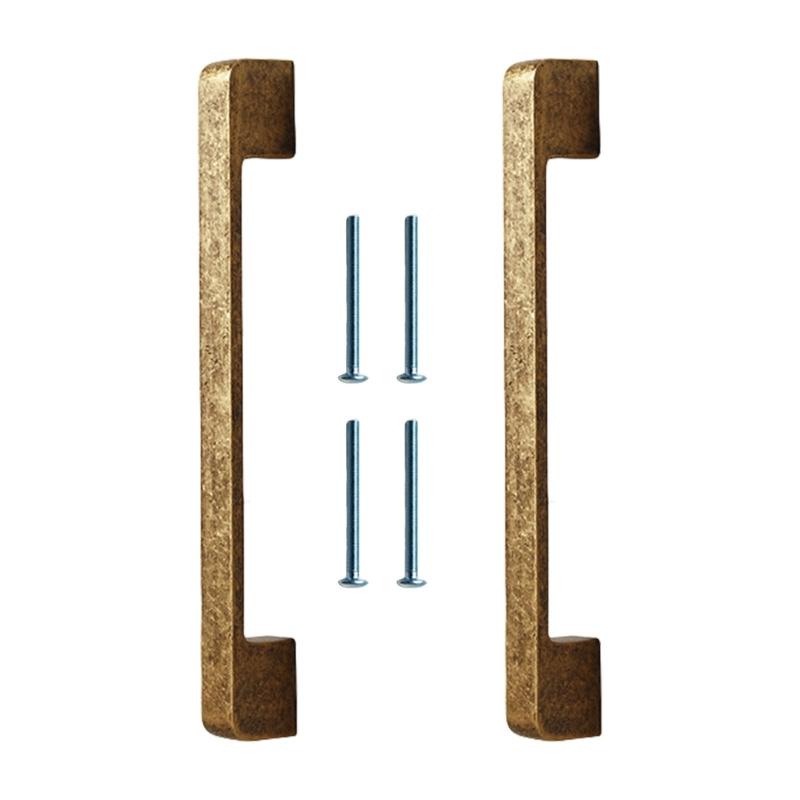 1pair Cupboard Door Knob Zincs Alloy Cabinet Drawer Handle Cupboard Pulls Vintage Furniture Decoration Easy to Install