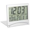 Electronic Compact Desk Alarm Clock Foldable Calendar Temperature Timer Clock for Travel