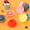 Food Grade Cake Mold Silicone Multicolor Round Muffin Cups Baking Silicone Cake Molds