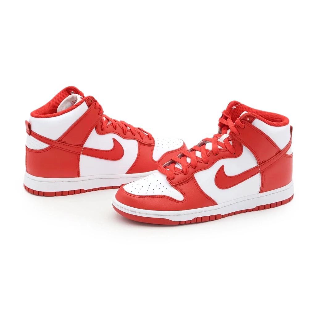 DD1399-106 Nike Dunk High Championship St. John's University Red White (Men's)