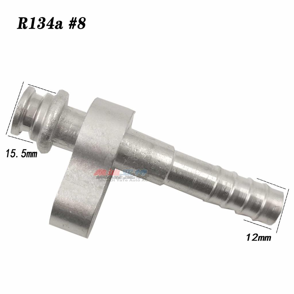 (15PCS)R134 Automotive Air Conditioning Piping Aluminum Joint Kit Condenser Radiator Drying Bottle Active Plate Header Connector