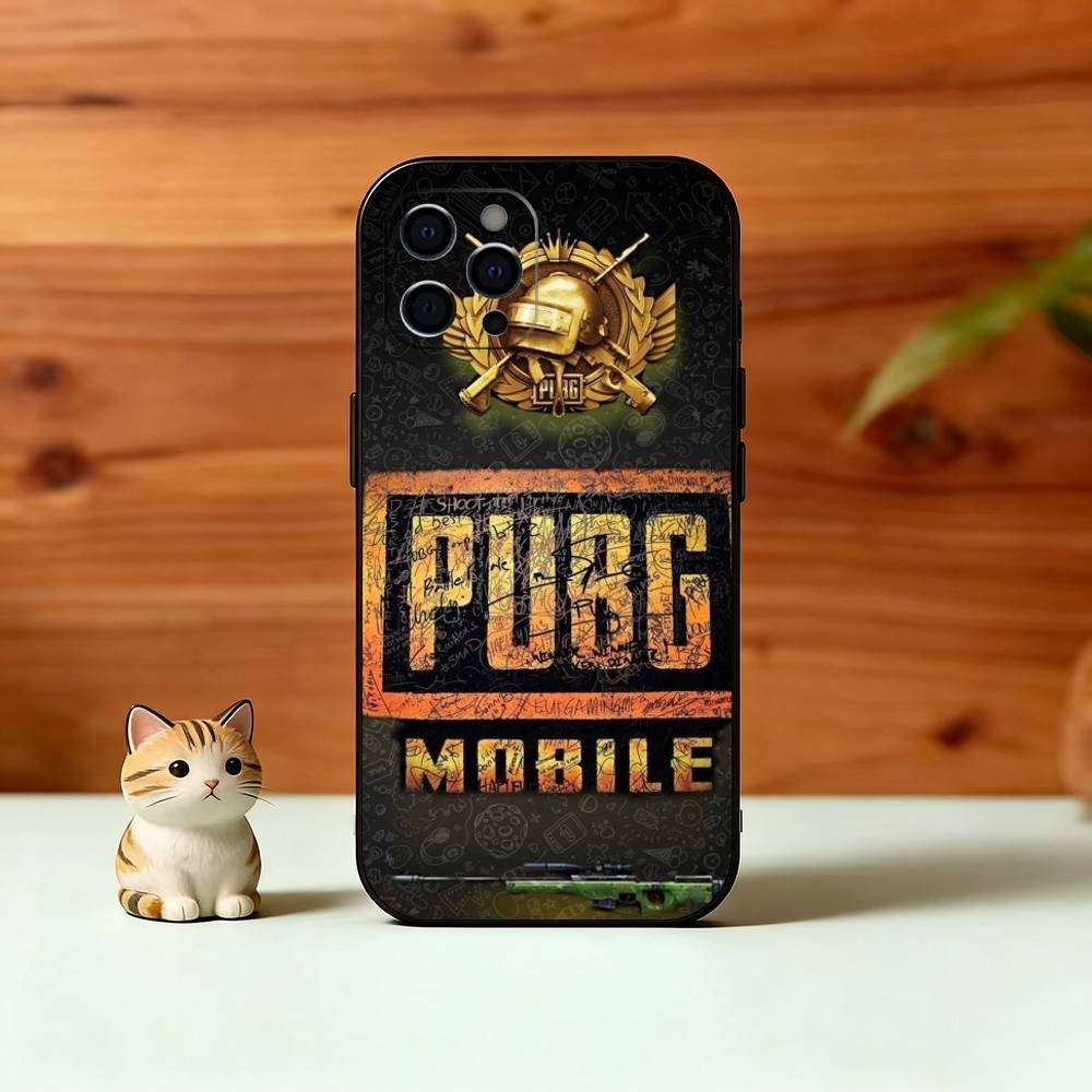 P-U-B-G Handyhülle Silikon Weich Für IPhone 17 16 15 14 13 12 11 X XR Plus Pro Max Plus