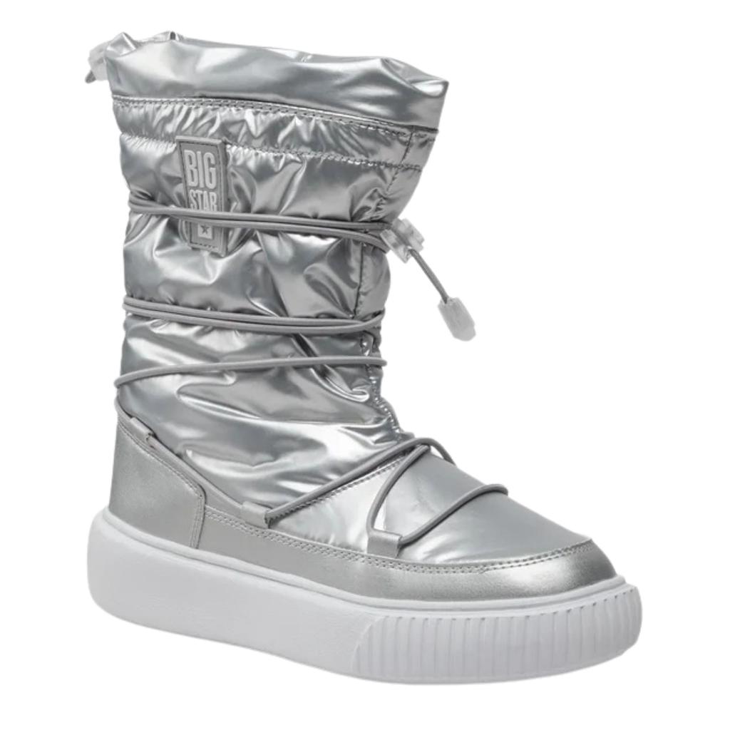 Women's Winter Boots Big Star KK274195-904 Silver R. 37