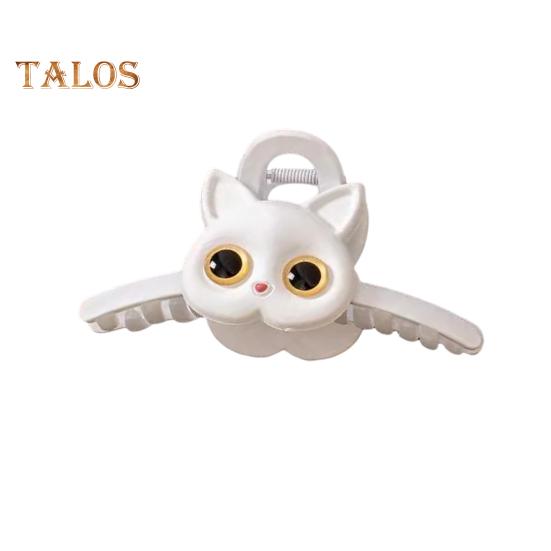 

Заколки для волос в виде мультяшных кошек, женские декоративные зажимы с прочным захватом, аксессуары для волос для девочек, шиньон чёрный