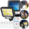 Bardzo Mocna Lampa Solarna Halogen Led Czujnik Ruchu Zmierzchu 15W 6500K