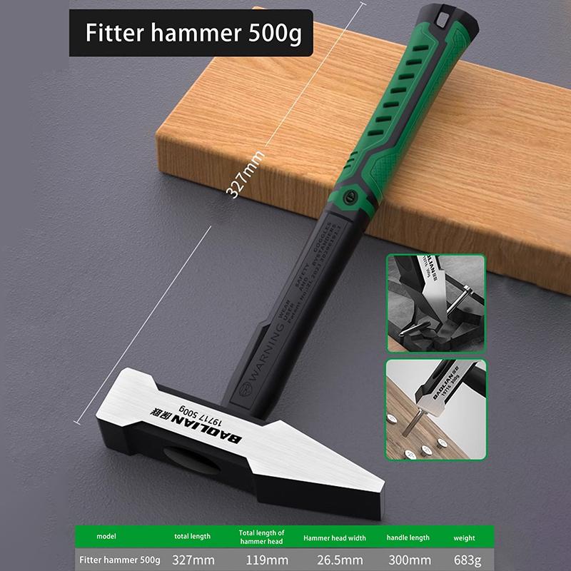 Hardware Tools, Building Decoration, Flat Head Hammer 200/300G, Plastic Coated Duckbill Hammer, Hammer Head 500G, Fitter Hammer
