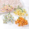 Pastoral Daisy and Sunflower Artificial Silk Flower Bouquet for DIY Wreath Decoration