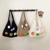 Woven One-shoulder Underarm Bag Crochet Bag Girls Shopper Bags Handbag For Students And Office Workers Comfortable Wide Strap