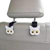 Cute 3D Cartoon Cat Car Seat Headrest Hook - Universal Vehicle Storage Organizer for Handbags, Wallets, and Jackets Cute Cat