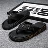 Platform Men's Shoe Beach Male Slipper Shiatsu Flip Flops Cheap Shoes Liquidation Designer Luxury 2025 Elegant Low Price