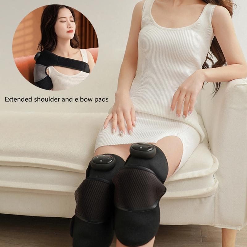 Knee Therapy Massager With Heating And Vibrating Technology Portable Knee Therapy Fitness Enthusiasts Gear