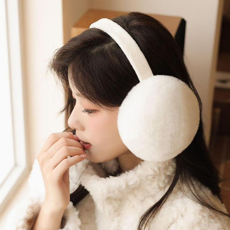 Winter Ear Warmers For Womensoft & Warm Cable Knit Furry Fleece Earmuffs