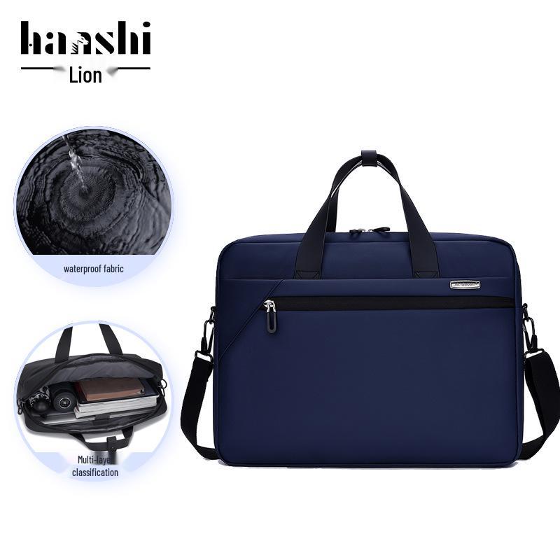 Stylish Unisex High-End Laptop Handbag: Lightweight Briefcase & Travel Shoulder Bag