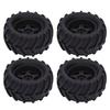 4Pcs RC Car Tires 80mm Wheels for 1 14 1 16 RC Truck with Paddles for Snow Sand Rubber Plastic