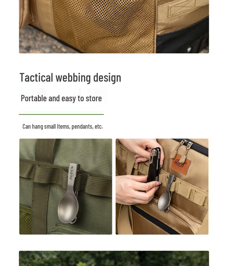 Khaki Multifunctional Wheeled Camping Backpack and Storage Bag - Large Capacity for Men