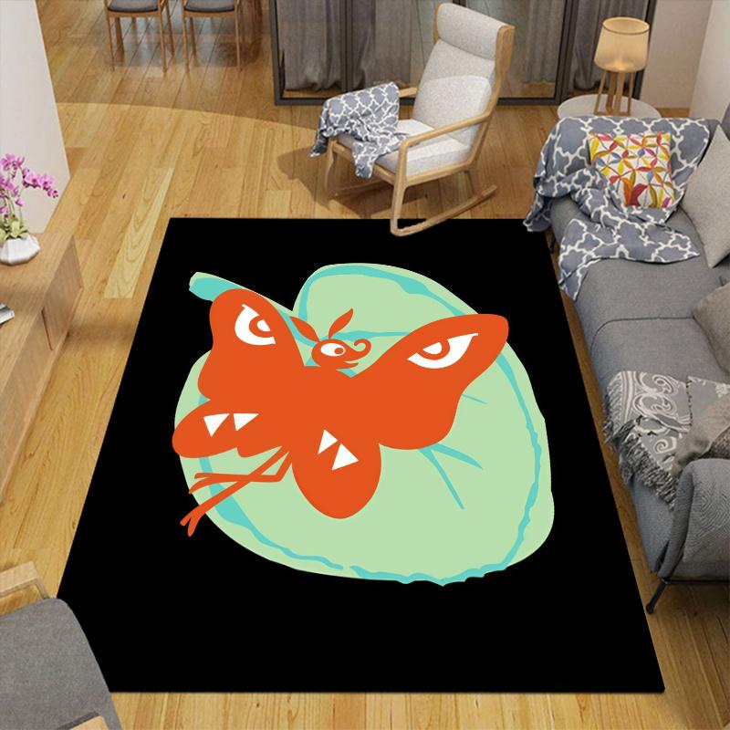 A Bug's Life Home Sofa Decoration for Living Room & Bedroom, Non‑Slip Play Flannel Floor Mat for Game Room