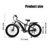 CMACEWHEEL TP26 Electric Bicycle  48V17AH Lithium Battery Adult Riding Electric Bike 26*4 Inch Fat Tire Mountain Snow E-bike