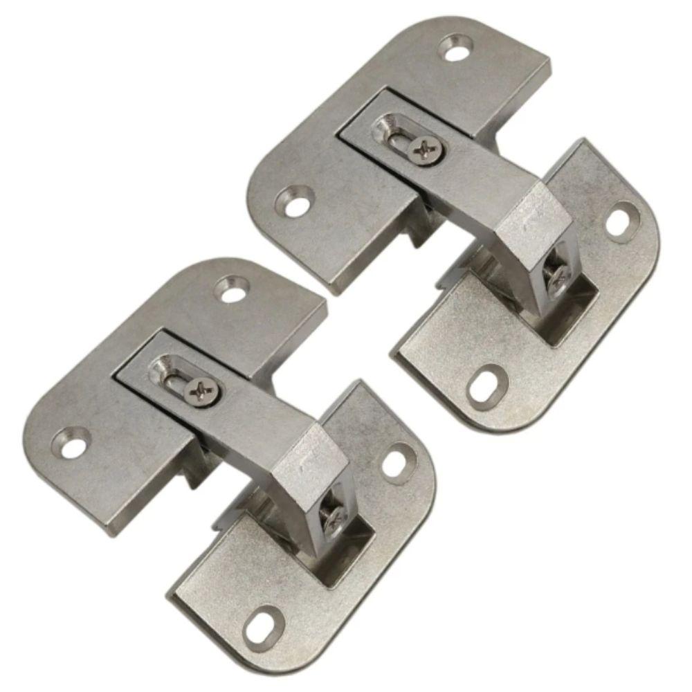 Heavy Duty Cabinet Hinges Zinc Alloy Adjustable Mechanism Stainless Steel Hinges Load-Bearing Standard Size