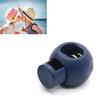 Spring Cord Lock Single Hole End Round Fastener Buttons Slider Toggle Stopper for Backpack Shoelace Sportswear