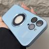 Titanium Alloy Texture Lens Protection Case For iPhone 17 16 15 14 Plus 13 12 Pro Max High-end Magnetic Simple for Magsafe Cover