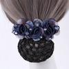 Professional Hair Bun Net with Floral Design – Elegant Hair Accessory for Hotels and Events
