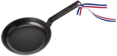 Staub Frying Pan Black Small Cast Enamel Skillet Japanese Frying Pan "Mini 12cm" [Authorized Product] 40509-529