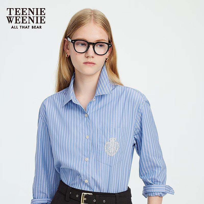 Teenie Weenie Women's Striped Long-Sleeve Shirt