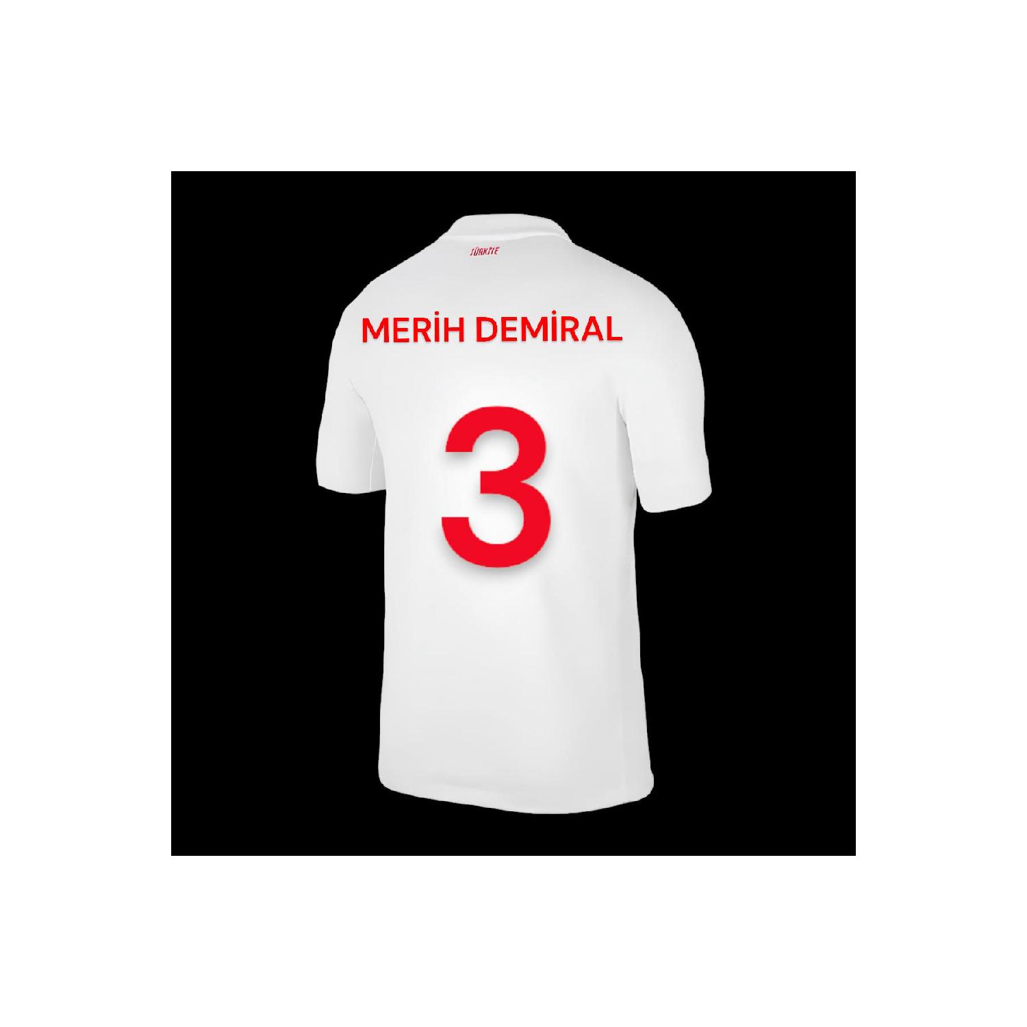 

Merih Demiral Trkiye National Team White Jersey Adult43241 S чистый