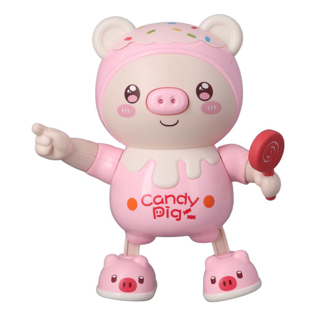 Elektronisches tanzendes Ferkelspielzeug Cooles Licht Musik Kinder Gehendes Tier Interaktives Spielzeug für Kinder