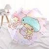 Little Twin Stars, Sanrio Characters Automatic opening and closing folding umbrella with 8-rib frame and compact travel design, perfect for