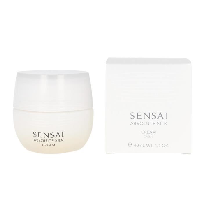 Crème Hydratante - SENSAI - ABSOLUTE SILK - 40ml - Sans Parabène - Tous types de peau