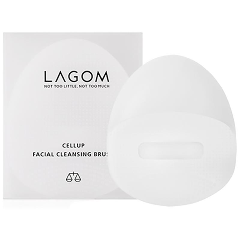LAGOM Cellup Facial Cleansing Brush – Gentle Silicone Pore Deep-Cleansing Tool, Korean