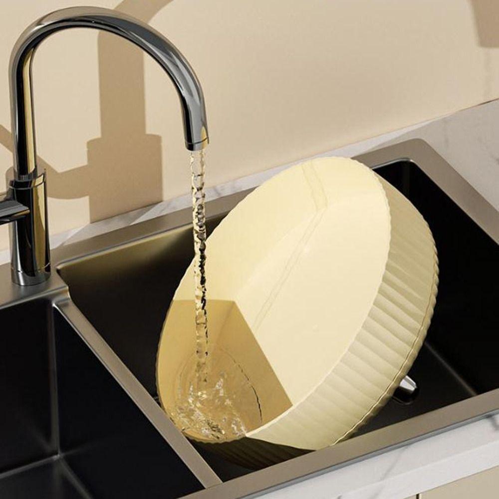 Plastic 360° Rotating Cosmetics Storage Box Large Capacity Spinning Organizer Fruit Tray Bathroom