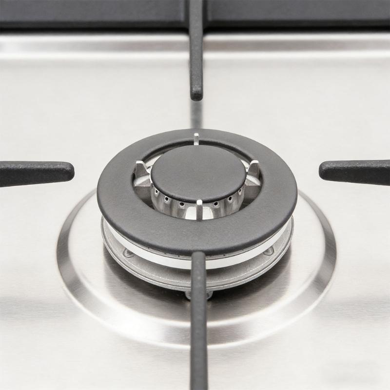 Multifunctional Burners Head and Base Cup Set for Home Stove High Heat Distribution Easy Installation Stable Base