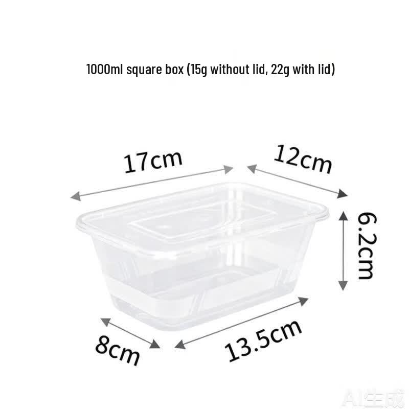 Disposable Food Containers with Lids