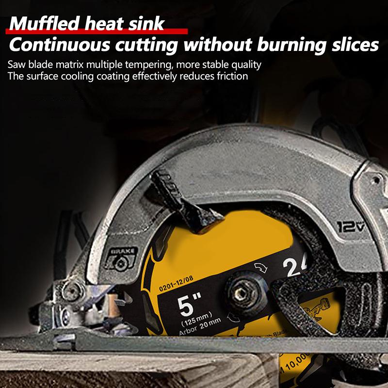 Carbide Circular Saw Blade Wheel Discs Wood Cutting Disc 110/125/132/140/150/165/185Mm Woodworking Saw Blade With 18/24 Teeth