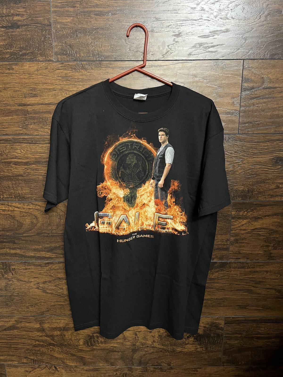 Vtg Gale T-shirt Hunger Games Movie - Liam Hemsworth - L XXXL