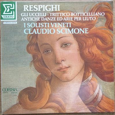 LP Record OTTORINO RESPIGHI CLAUDIO SCIMONE  Gli Uccelli  Trittico Botticellian NUM75366 ERATO 1988 Japan Classical Used
