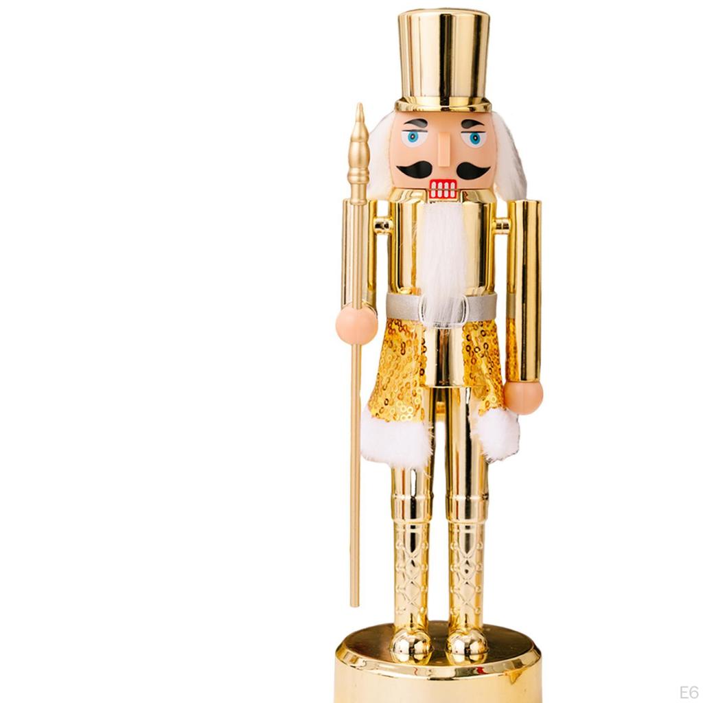 Christmas Nutcracker Doll Standing 11.61'' Tall Table Figurine for Tabletop