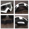 Motorradbrille Dirtbike-Brille Motocross-Brille Winddicht ATV-Brille Staubdicht Kratzfest