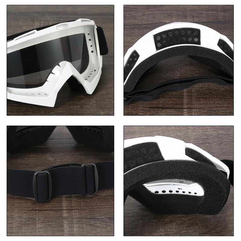 Motorradbrille Dirtbike-Brille Motocross-Brille Winddicht ATV-Brille Staubdicht Kratzfest