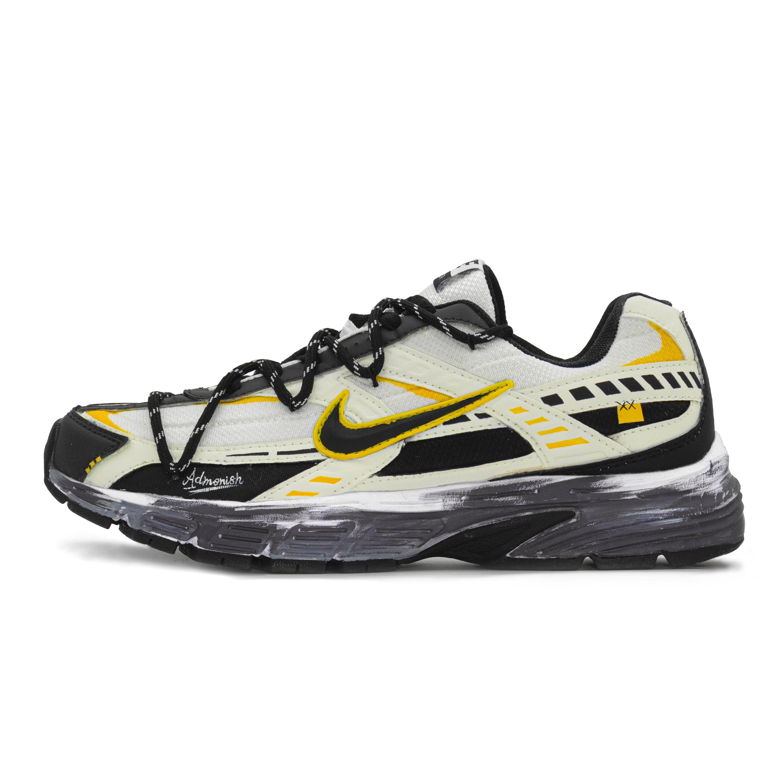

Nike Initiator Breathable Low top Sprint City Commuting Running Shoes Unisex Yellow Black White 394055-100(Team177-) 40