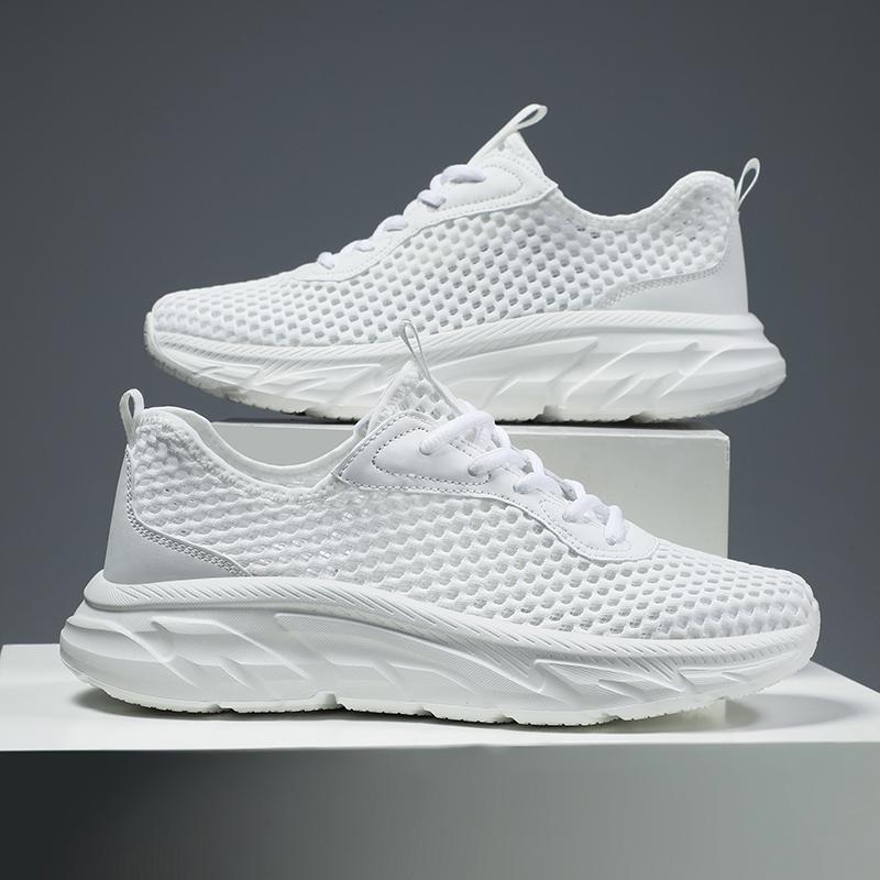Summer Men's Large Size Sports Shoes Breathable Casual Shoes Flying Weaving Outdoor Running Shoes